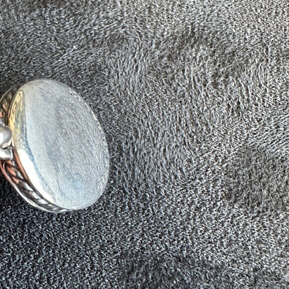 David Yurman Large Petrvs Scarab Pendant in Sterling Silver - RARE - Picture 10 of 15